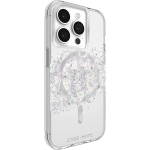 Чехол с MagSafe Case-Mate Karat Touch of Pearl Clear Siver для iPhone 15 Pro - Фото 5