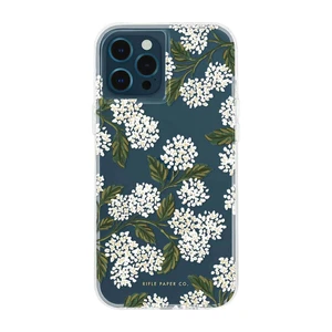 Прозрачный чехол Case-Mate Rifle Paper Co. Hydrangea White для iPhone 12 Pro Max CM043480 - Фото 1