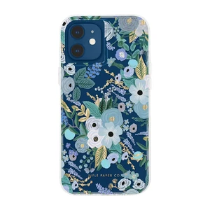 Прозорий чохол Case-Mate Rifle Paper Co. Party Blue для iPhone 12 mini CM043616 - Фото 1