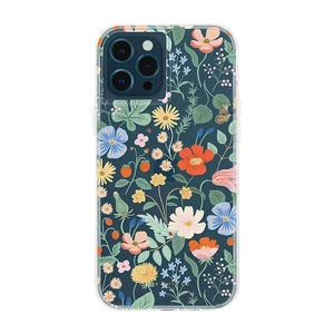 Прозрачный чехол Case-Mate Rifle Paper Co. Strawberry Fields для iPhone 12 Pro Max CM043478 - Фото 1