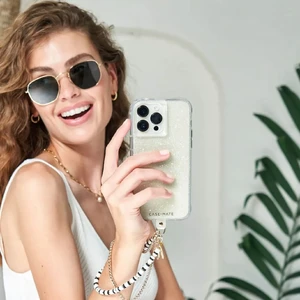 Чехол Case-Mate Sheer Crystal Gold для iPhone 15 Pro - Фото 5