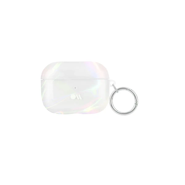 Блискучий силіконовий чохол з карабіном Case-Mate Soap Bubble для AirPods Pro у Рівному