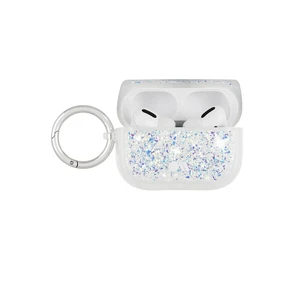 Блестящий силиконовый чехол с карабином Case-Mate Twinkle Stardust для AirPods Pro - Фото 2