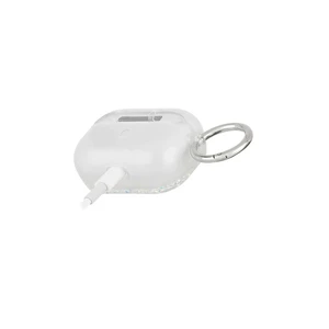 Блестящий силиконовый чехол с карабином Case-Mate Twinkle Stardust для AirPods Pro - Фото 3