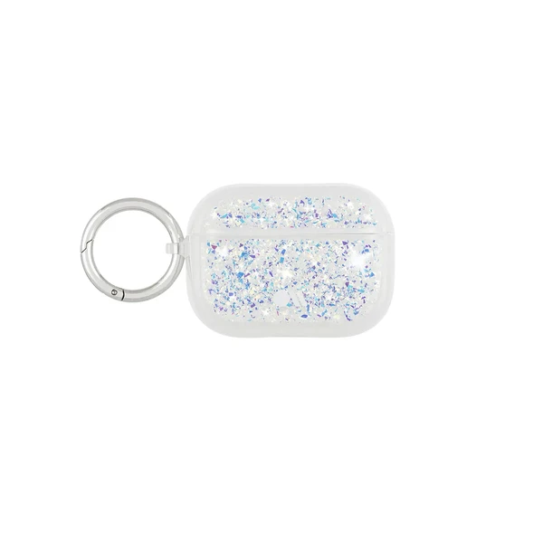 Блискучий силіконовий чохол з карабіном Case-Mate Twinkle Stardust для AirPods Pro у Рівному