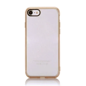 Пластиковый чехол ROCK Pure Series Transparent Gold для iPhone SE 3 | SE 2 | 8 | 7 - Фото 2