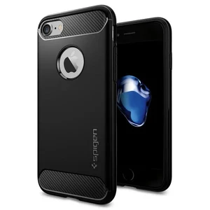 Чохол Spigen Rugged Armor Black для iPhone 7 | 8 - Фото 2