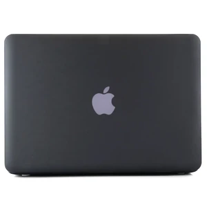 Чорний пластиковий чохол iLoungeMax Soft Touch для MacBook Pro 13.3"  - Фото 1