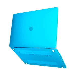 Пластиковий чохол iLoungeMax Soft Touch Blue для MacBook Air 13" (M1 | 2020 | 2019 | 2018)  - Фото 1