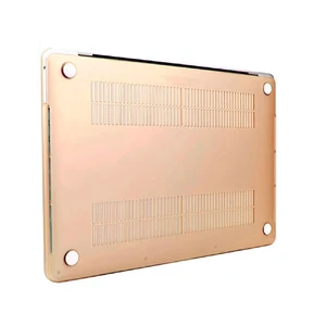 Пластиковый чехол iLoungeMax Soft Touch Gold для MacBook Air 13" (M1 | 2020 | 2019 | 2018) - Фото 2