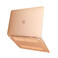 Пластиковый чехол iLoungeMax Soft Touch Gold для MacBook Air 13" (M1 | 2020 | 2019 | 2018)  - Фото 1