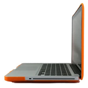 Помаранчевий пластиковий чохол iLoungeMax Soft Touch для MacBook Pro 15.4" - Фото 3