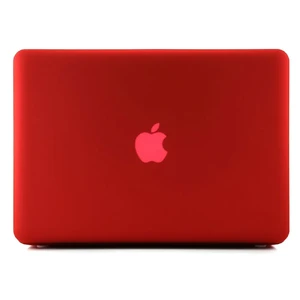 Красный пластиковый чехол iLoungeMax Soft Touch для MacBook Pro 15.4"  - Фото 1
