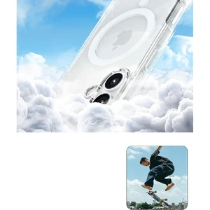 Прозорий білий чохол Spigen Caseology Capella Mag для iPhone 16 - Фото 11