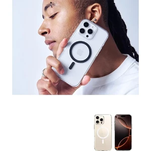 Прозорий білий чохол Spigen Caseology Capella Mag для iPhone 16 Pro - Фото 8