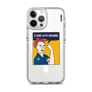 Чехол Casexy UltraXy UA Stand With Ukraine! MagSafe для iPhone 13 Pro  - Фото 1