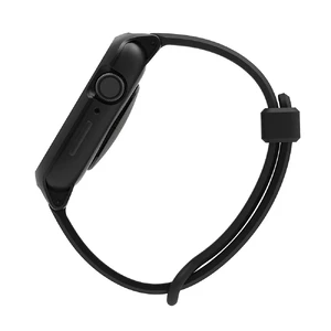 Противоударный чехол-ремешок Catalyst Impact Protection Stealth Black для Apple Watch 44mm SE 2 | SE | 6 | 5 | 4 - Фото 4