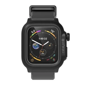 Противоударный чехол-ремешок Catalyst Waterproof Case Space Gray для Apple Watch 44mm SE 2 | SE | 6 | 5 | 4 - Фото 3