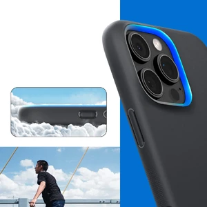Черно-серый чехол Spigen Caseology Nano Pop Mag для iPhone 16 Pro Max - Фото 11