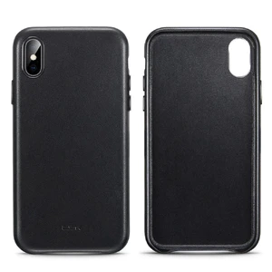 Шкіряний чохол ESR Oxford Leather Black для iPhone X | XS - Фото 2