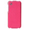 Кожаный флип-чехол HOCO Duke Pink для iPhone 5C  - Фото 1
