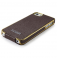 Чехол iCarer Electroplating Flip Brown для iPhone 5/5S/SE - Фото 3