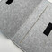 Чехол из войлока iLoungeMax Voground Light Grey для MacBook Air 15" M3 | M2 (2024 | 2023) | Pro 16" | Pro 15" Retina | Pro 15" (2016 | 2017 | 2018) - Фото 7