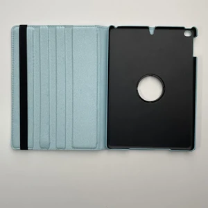 Голубой кожаный чехол iLoungeMax Magnetic 360 для iPad Air | 9.7" (2017 | 2018) - Фото 3