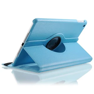Голубой кожаный чехол iLoungeMax Magnetic 360 для iPad Air | 9.7" (2017 | 2018)
