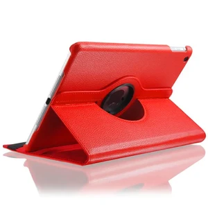 Красный кожаный чехол iLoungeMax Magnetic 360 для iPad Air | 9.7" (2017 | 2018)  - Фото 1