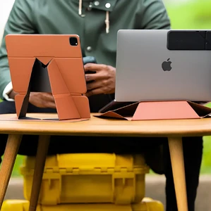 Магнитный чехол-подставка MOFT Snap Float Folio Sienna Brown для iPad Pro 12.9" (2022 | 2021 | 2020) - Фото 12