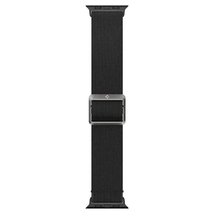Чорний нейлоновий ремінець Spigen Band Lite Fit Black для Apple Watch Series 6 | 5 | 4 | SE (44mm) - Фото 6