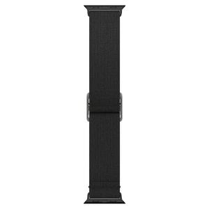 Чорний нейлоновий ремінець Spigen Band Lite Fit Black для Apple Watch Series 6 | 5 | 4 | SE (44mm) - Фото 7
