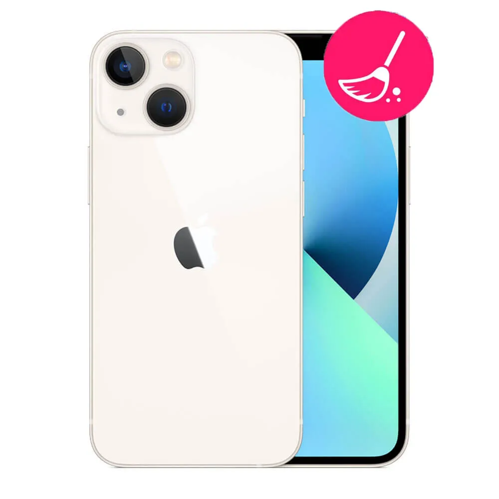 Чистка от пыли и грязи iPhone 13