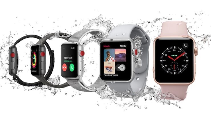 Ремонт после попадания воды Apple Watch Series 3