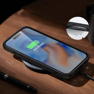 Чехол с металлической подставкой ESR Boost Kickstand Black для iPhone 15 Plus - Фото 6