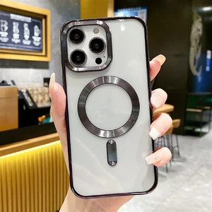 Захисний чохол з MagSafe iLoungeMax Magnetic Case Black для iPhone 15 Pro Max - Фото 2