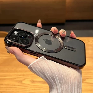 Захисний чохол з MagSafe iLoungeMax Magnetic Case Black для iPhone 15 Pro - Фото 3