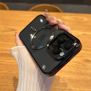 Захисний чохол з MagSafe iLoungeMax Magnetic Case Black для iPhone 15 Pro Max - Фото 6