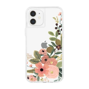 Прозорий чохол Case-Mate Rifle Paper Co. Party Rose для iPhone 12 mini CM043712 - Фото 1