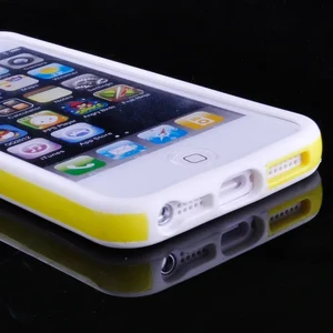 Двухцветный бело-желтый бампер iLoungeMax для iPhone 5 | 5S | SE - Фото 2