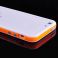 Двухцветный бело-оранжевый бампер oneLounge для iPhone 5/5S/SE - Фото 2