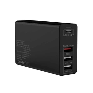 Сетевое зарядное устройство iLoungeMax CP 100PD Type-C PD + QC3.0 + 2  USB 100W Black (EU)  - Фото 1