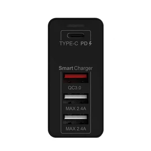 Сетевое зарядное устройство iLoungeMax CP 100PD Type-C PD + QC3.0 + 2  USB 100W Black (EU) - Фото 2