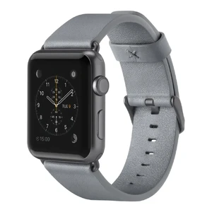 Ремешок Belkin Classic Leather Band Gray для Apple Watch 41mm | 40mm | 38mm