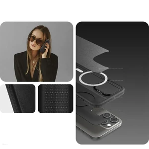 Чорний чохол Spigen Cyrill Kajuk Classic Charm Mag для iPhone 16 Pro - Фото 7