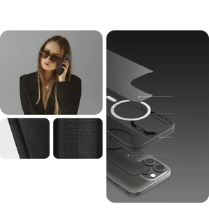 Чорний чохол Spigen Cyrill Kajuk Classic Charm Mag для iPhone 16 Pro Max - Фото 8