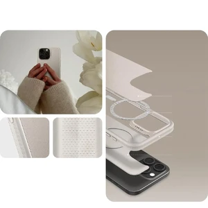 Бежевий чохол Spigen Cyrill Kajuk Classic Charm Mag для iPhone 16 Pro Max - Фото 7