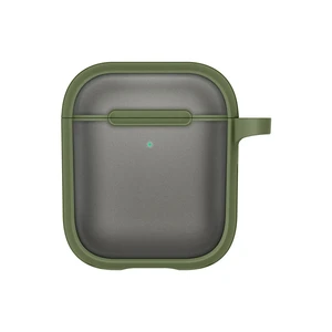 Чохол з карабіном CYRILL Color Brick - Khaki для Apple AirPods 1, 2