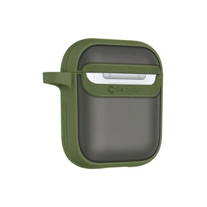 Чехол с карабином CYRILL Color Brick Khaki для Apple AirPods 1 | 2 - Фото 3
